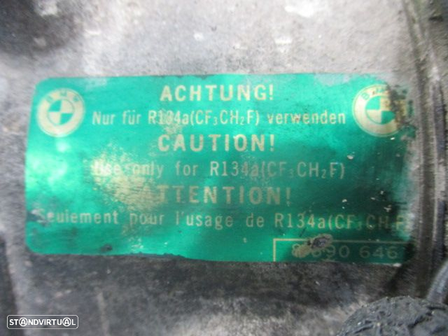 Compressor AC 64528391137 BMW E36 316 I BMW E36 BERLINE 1992 318I 115CV 4P VERDE GASOLINA SEIKO SEIKI - 6