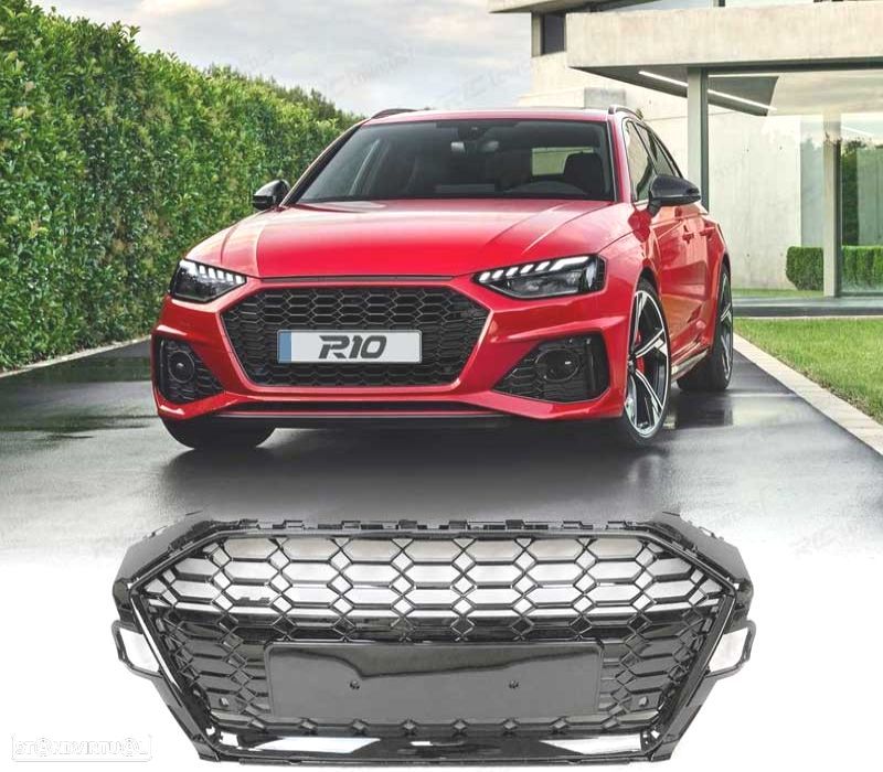 GRELHA FRONTAL AUDI A4 20- LOOK RS - 1