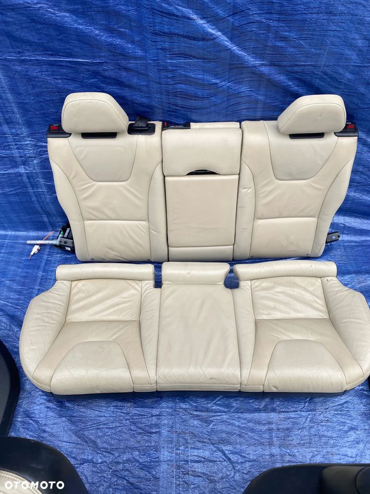 FOTEL FOTELE KANAPA BOCZKI SKÓRA SKÓRZANE WNĘTRZE KOMPLET VOLVO V60 I 11-18r. KOMBI  EUROPA - 4