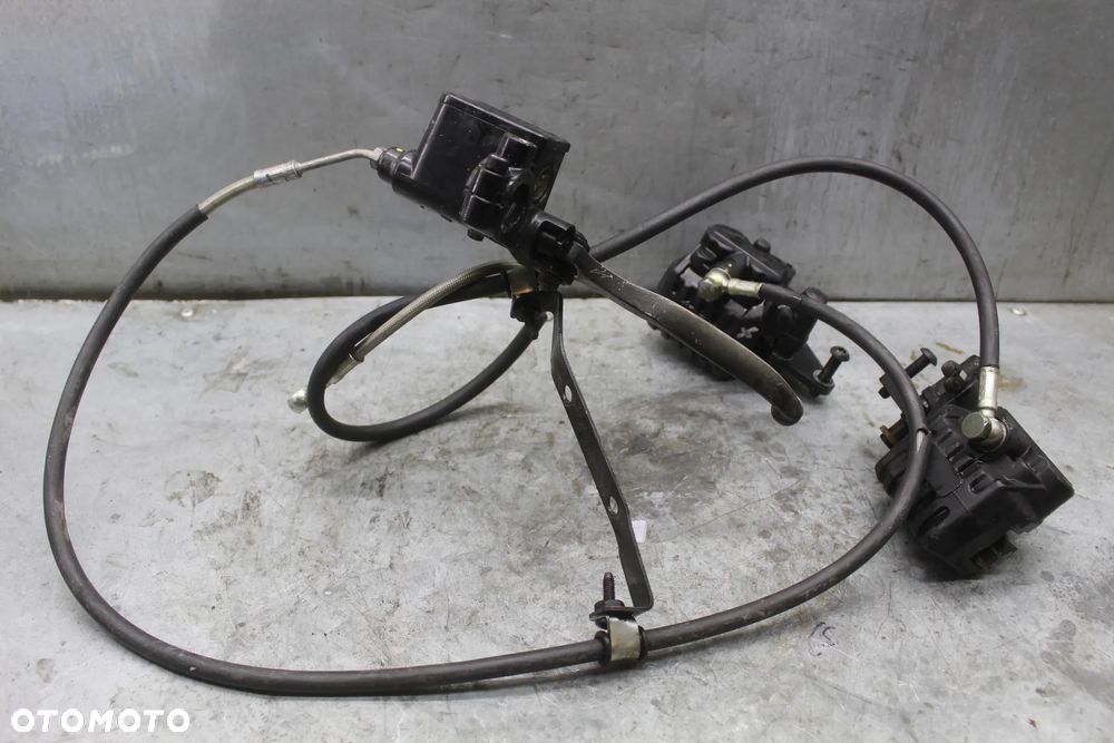 Piaggio X10 125 pompka hamulcowa dźwignia klamka prawa zacisk zaciski przewody - 2