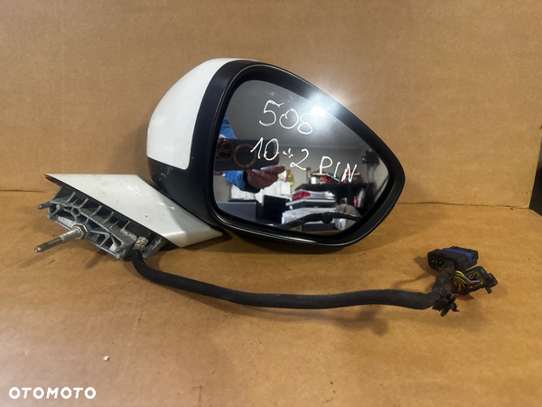 Lusterko prawe Peugeot 508 10+2 pin 12 pin Europa