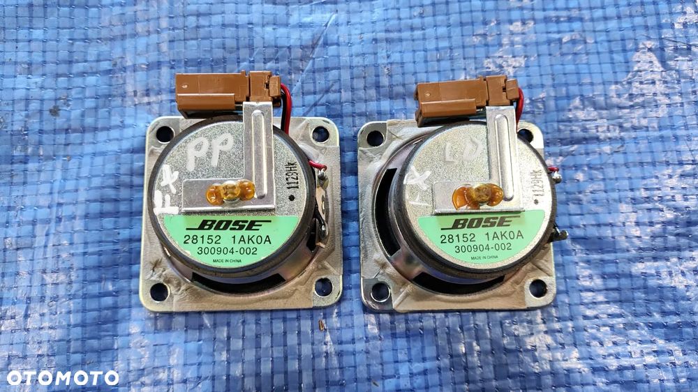 GŁOŚNIKI PRZÓD TYŁ DRZWI PÓŁKI WZMACNIACZ BOSE KOMPLET 28061-1CA0A 28154-1BM0A 28152-1AK0A 28156-JM20A INFINITI FX II QX70 - 8
