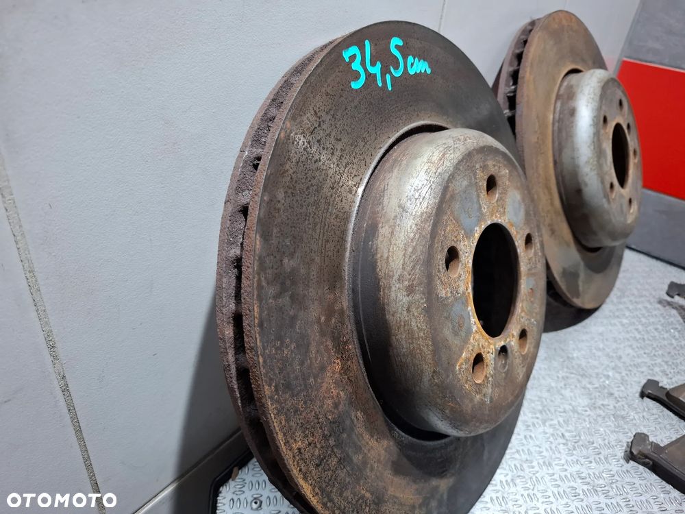 Tarcze hamulcowe przód klocki BMW 5 F10 F11 34,5 cm - 2