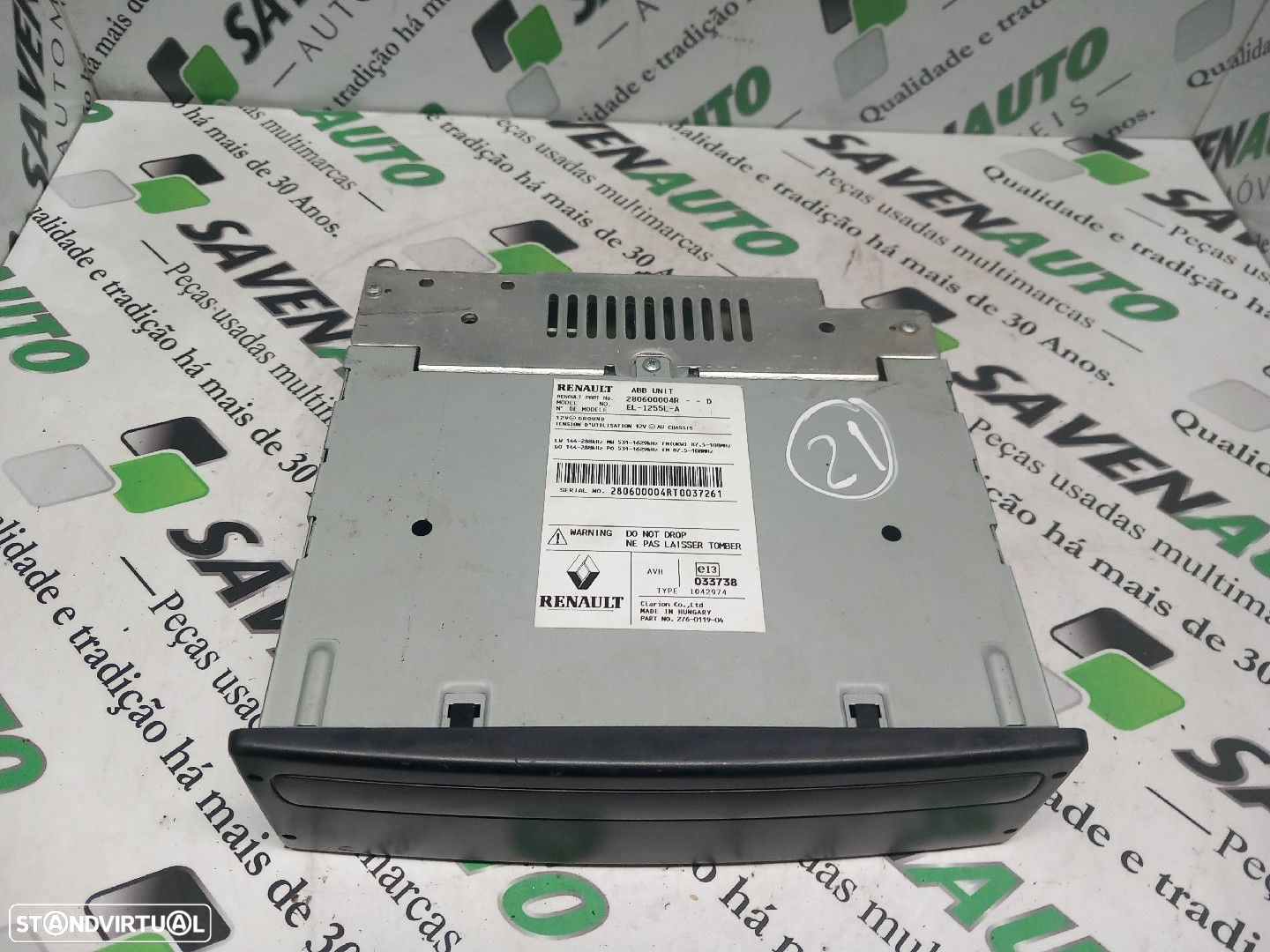 Caixa Cds / Leitor Cds / Dvd Renault Laguna Iii (Bt0/1) - 2