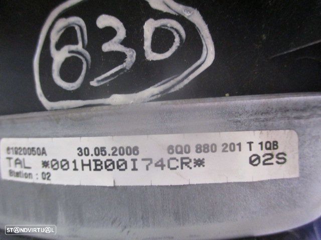 Airbag Condutor 6Q0880201T VW POLO 4 9N FASE 2 2006 1.2 64CV 5P CINZA - 5