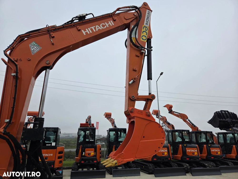 Hitachi ZX85, 2021, 4.088h, CUPLA RAPIDA+3 CUPE NOI, Senile CAUCIUC 90% ok, Inst hidr de picon pe bratele de excavare, A doua inst hidr pe bratele de excavare, Ad sapare 5m, ridica 4,5t, camera spate, 8.650kg, leasing 4 ani-6.500lei/luna, PROMOTIE 56.900 EUR - 24