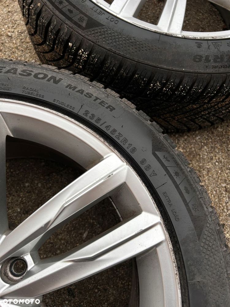 KOŁA FELGI ALUMINIOWE 18" VW PASSAT B8 8J ET44 3G0601025H SILVER ZIMA - 6