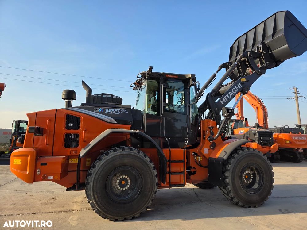 Hitachi ZW180-7, 2024, 98h, EX DEMO, cupa 3mc, Cupla rapida, Masa operationala 17t, Anv MICHELIN, CANTAR, Camera spate, camere laterale, Produs in JAPONIA, Posibilitate leasing 5 ani, CA NOU-PROMOTIE 129.000 EUR+Tva - 29