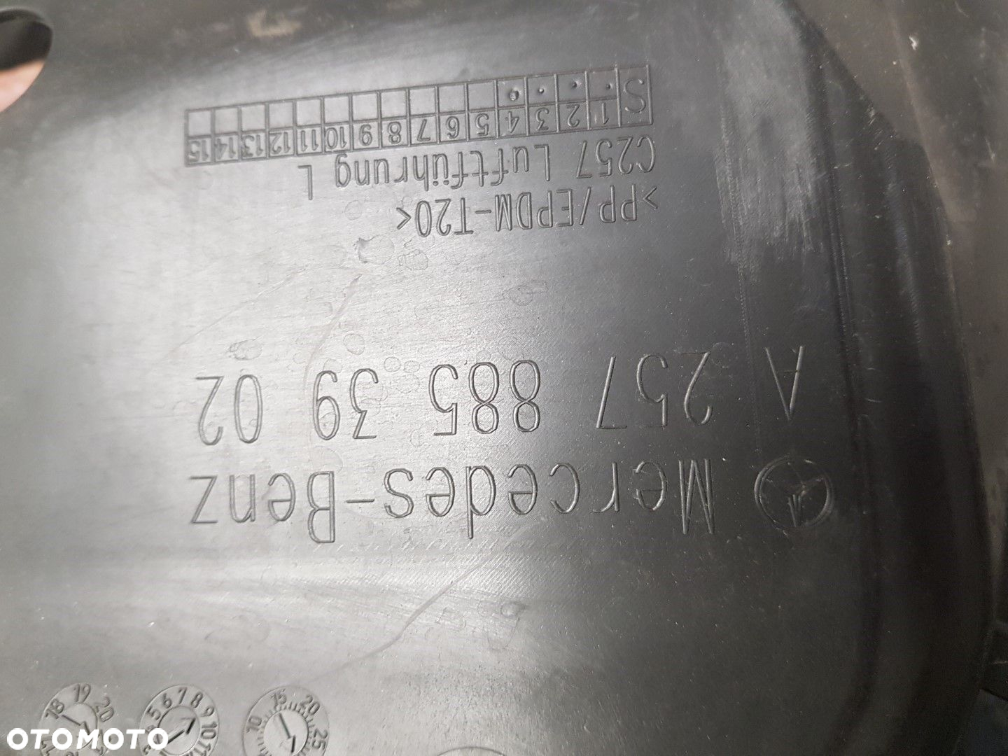 KOMPLET ORYGINALNY GRILL ZNACZEK KIEROWNICE POWIETRZA MERCEDES CLS AMG LIFT A257 C257 A2578881700 - 11