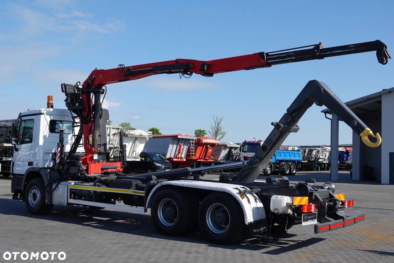 Mercedes-Benz ACTROS 2644 / 6x4 / HAKOWIEC + HDS PALFINGER EPSILON M120Z82 /  SIODEŁKO / MAX UDŹWIG 3 540 KG / EPS + SPRZĘGŁO / SPROWADZONY - 4