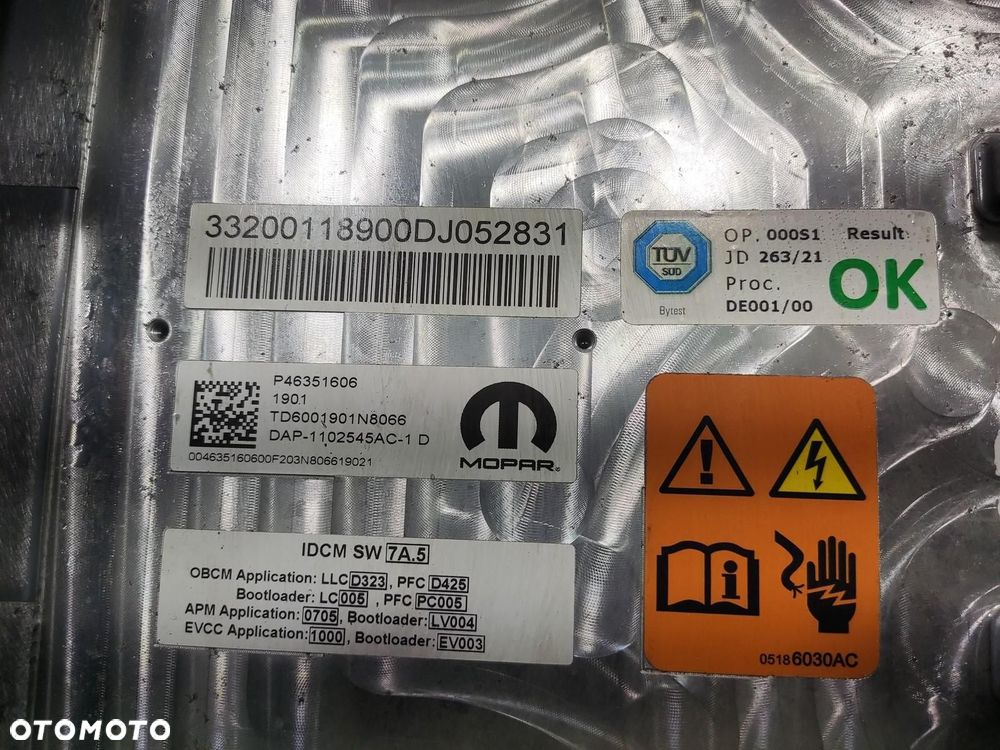 INWERTER FALOWNIK PRZETWORNICA NAPIĘCIA FIAT 500E II 2020-2025 46351606 - 11