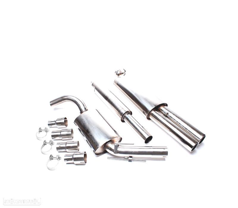 LINHA DE ESCAPE EM INOX PARA VOLKSWAGEN VW GOLF MK2 II 83-91 - 1