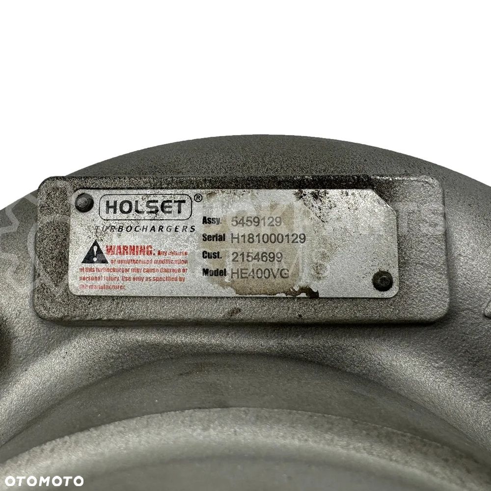 Turbosprężarka Holset DAF XF 106 5459129, HE400VG, MX13 - 2
