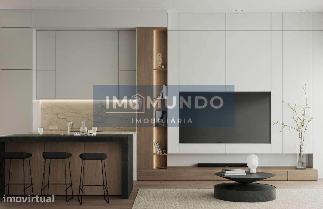 T0 Novo com Varanda em Condomínio junto ao Mar – Matosinhos - Grande imagem: 2/14