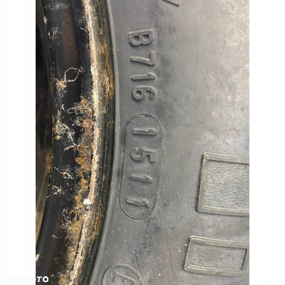 KOŁO DOJAZDOWE FIAT PANDA CINQUECENTO SEICENTO 135/80R13 4X98 ET33 - 6