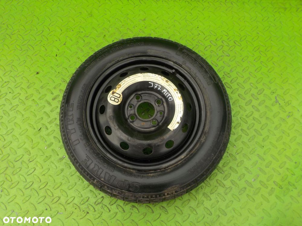 ALFA ROMEO MITO kolo dojazdowe 135/80/14 4x98 - 1