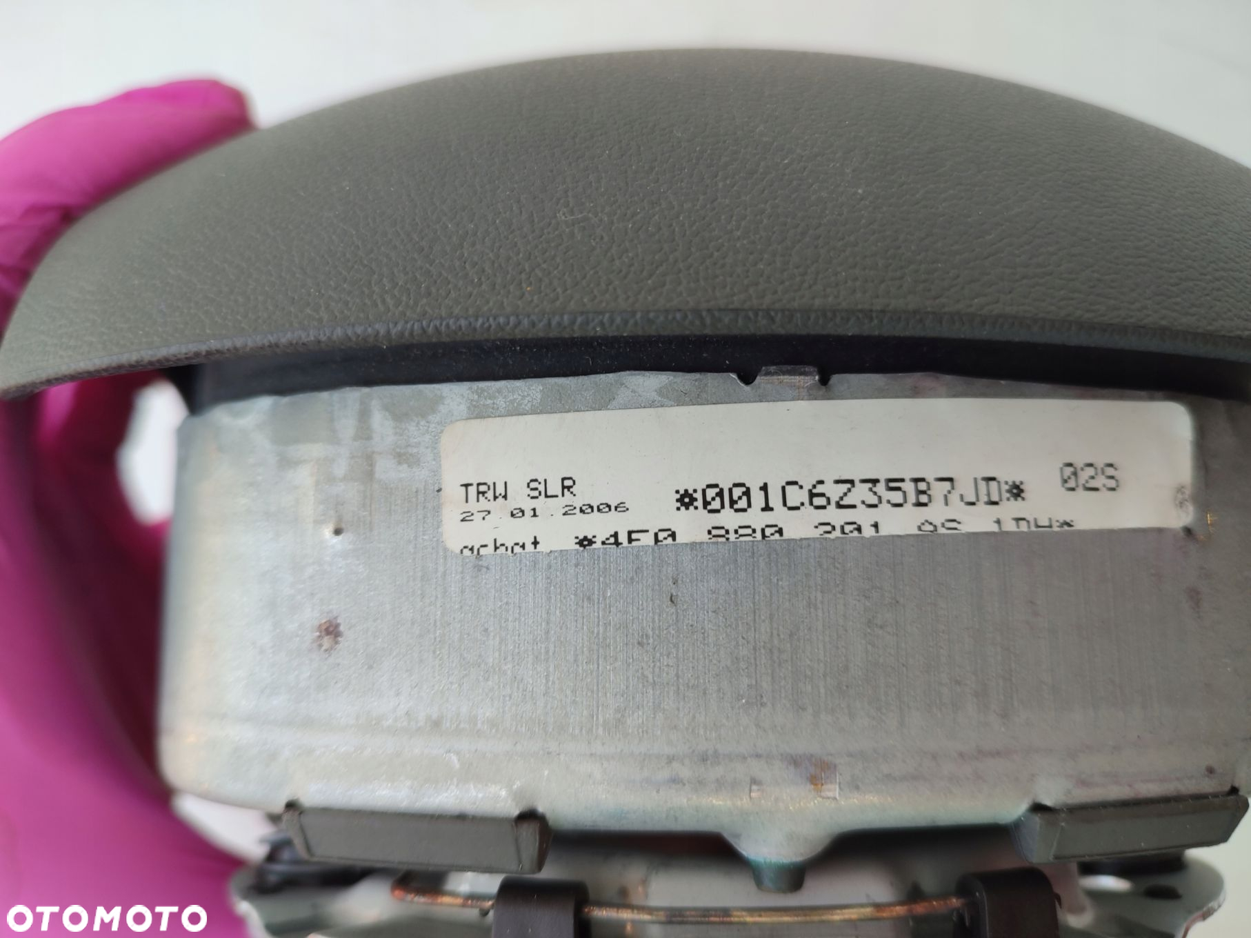 AIRBAG poduszka powietrzna kierowcy AUDI A6 C6 4F0880201AS EUROPA - 6