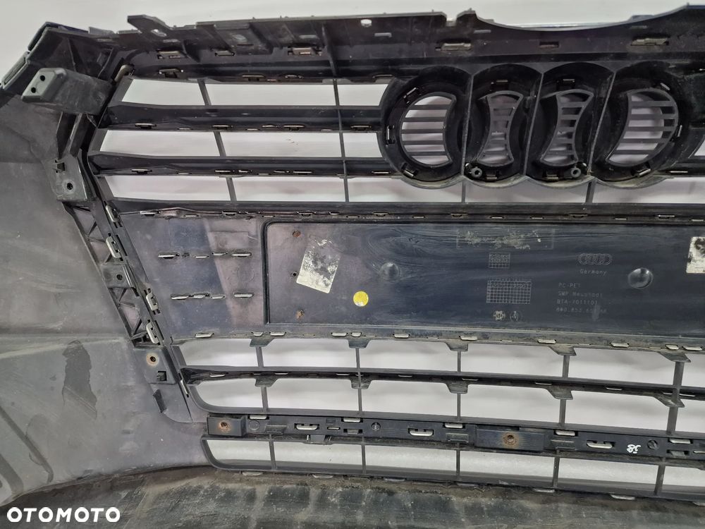 AUDI A4 B9 8W0 14- ZDERZAK PRZEDNI PRZÓD BEZ PDC I SPRYSKU + ATRAPA / GRILL , KOLOR CZARNY , NR 8W0807437 + 8W0853651AB , NR AUKCJI NZ972 - 35