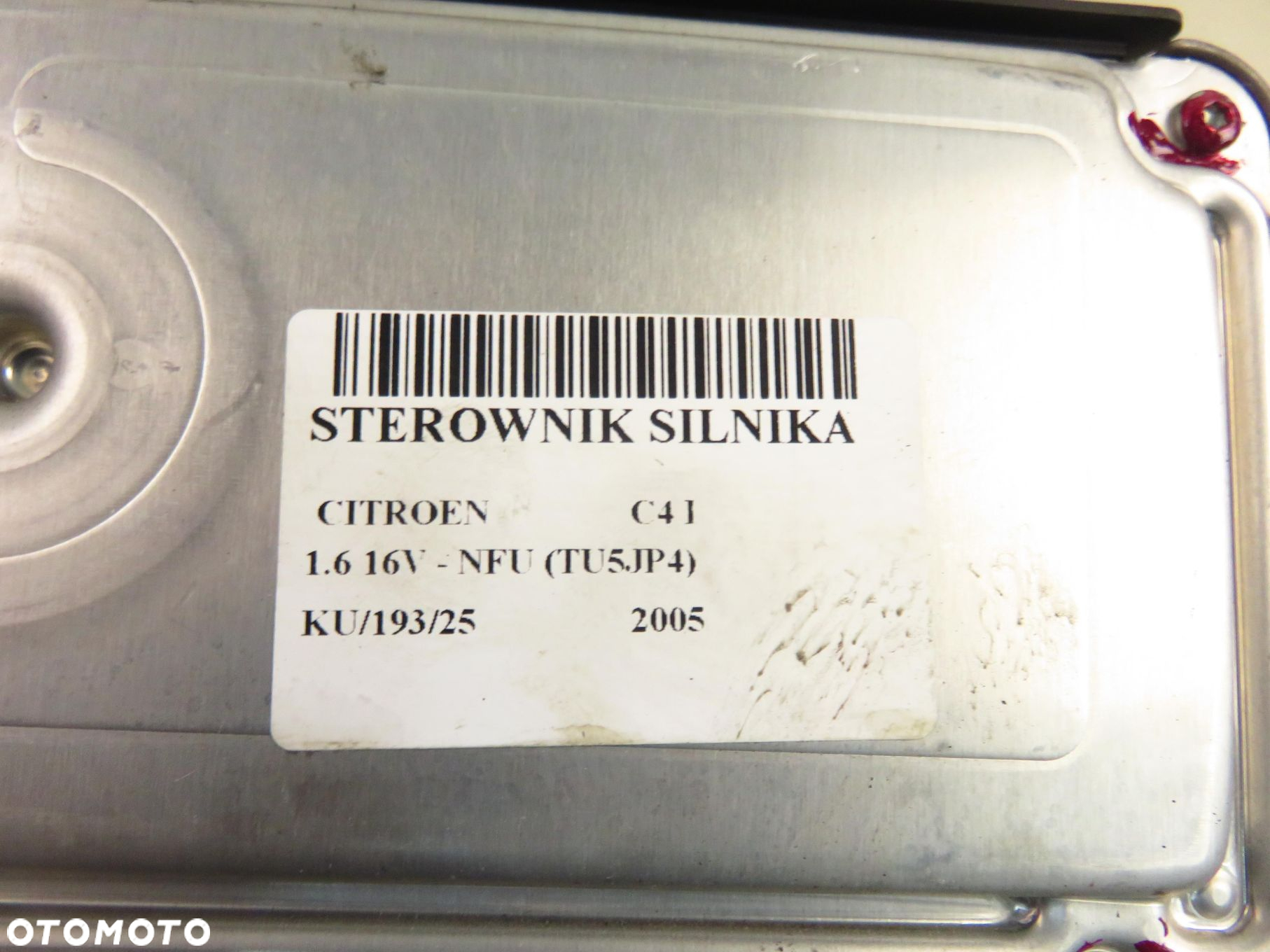 STEROWNIK CITROEN C4 I 1.6 16V  9653476880 9652552380 0261208491 - 13