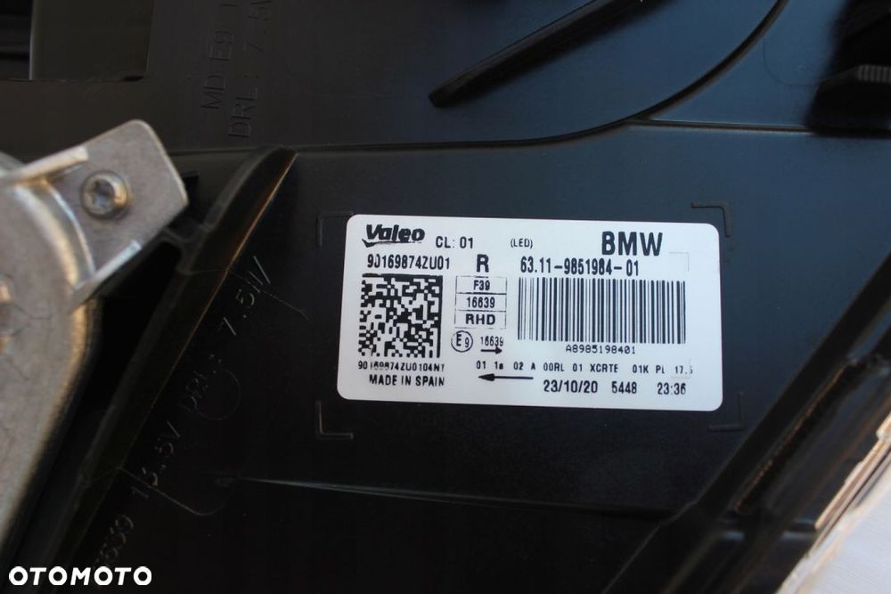 Bmw X2 F39 2019- Komplet Full Led Nowe Oryginał UK - 10