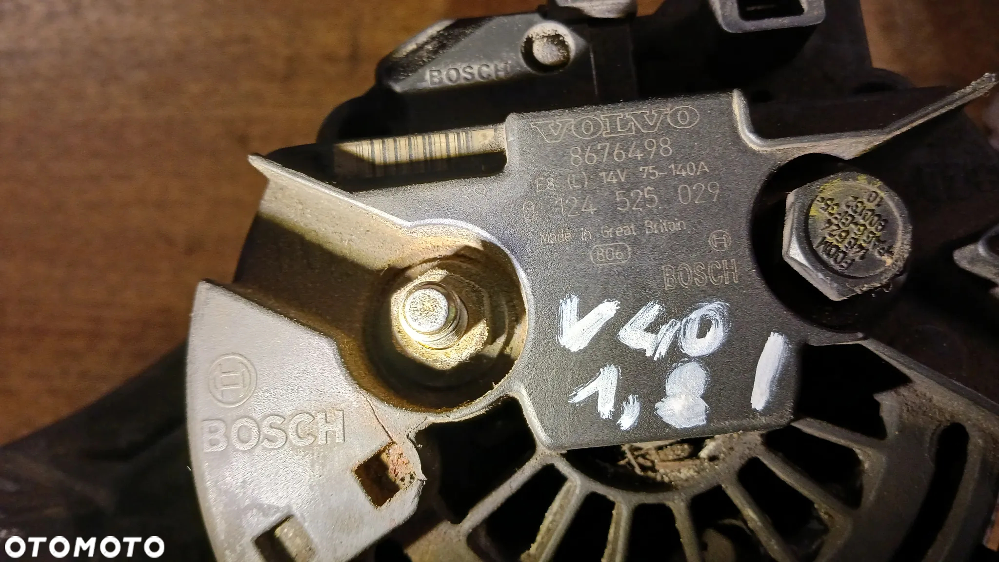 Alternator 1.8 2.0 2.4 2.5 T 2.8 T6 2.9 3.0 Volvo S40 S60 S80 V70 XC90 8676498 - 4