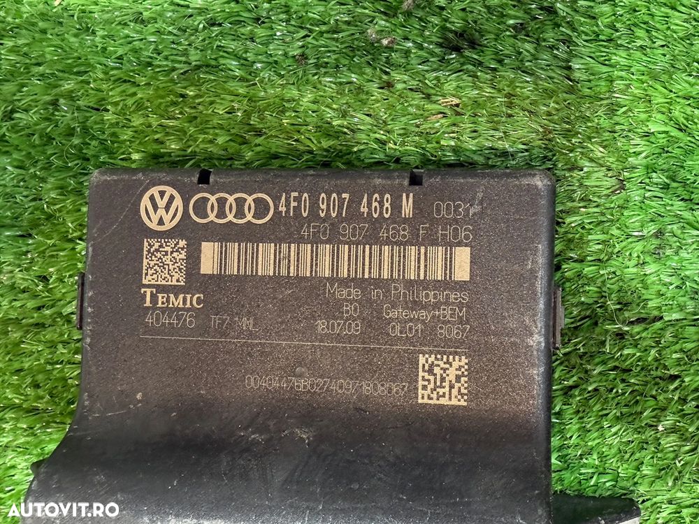 MODUL CONTROL GATEWAY (2 BUC.) AUDI A6 E SE SEDAN 2.0 DIESEL 2009  2006-2010 / AUDI A4 S LINE 2.0 DIESEL 2010 2009-2016 COD OEM 4F0907468M 8T0907468T - 7