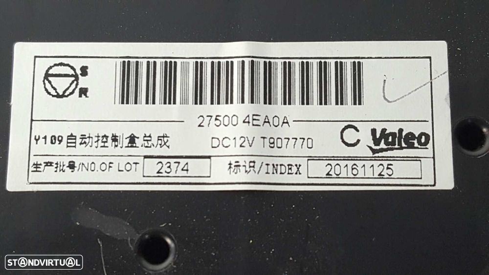 COMANDO CLIMATIZADOR NISSAN QASHQAI (J11) ACENTA 4X4 - 4