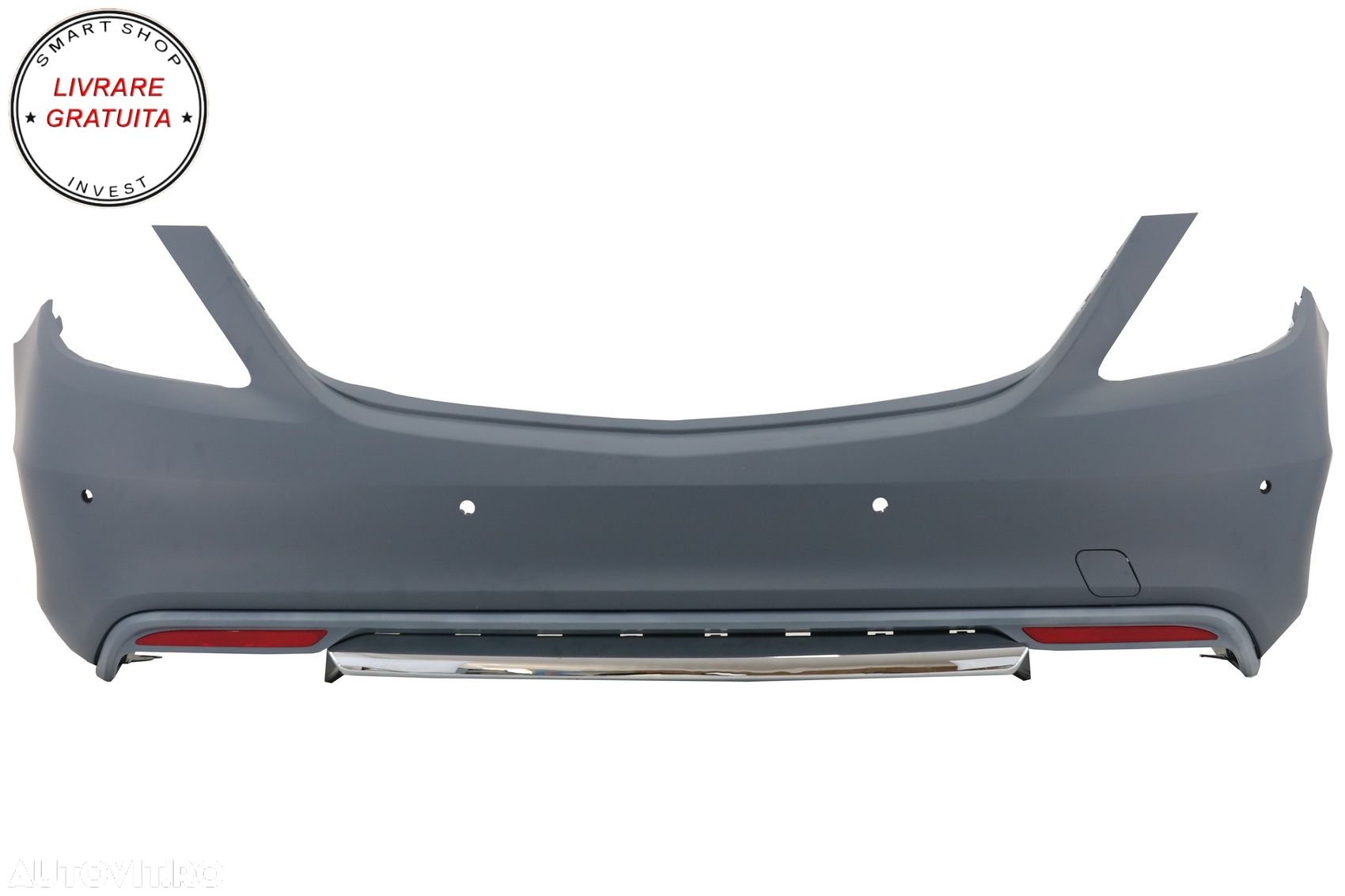 Pachet Exterior Mercedes S-Class W222 (2013-06.2017) S63 Design cu Praguri lateral- livrare gratuita - 9