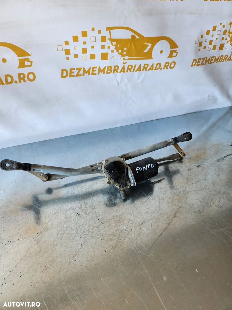 Ansamblu Motoras Stergatoare Stergator Fiat Punto 2 ll An 2003-2004-2005-2006-2007-2008-2009-2010-2 - 5