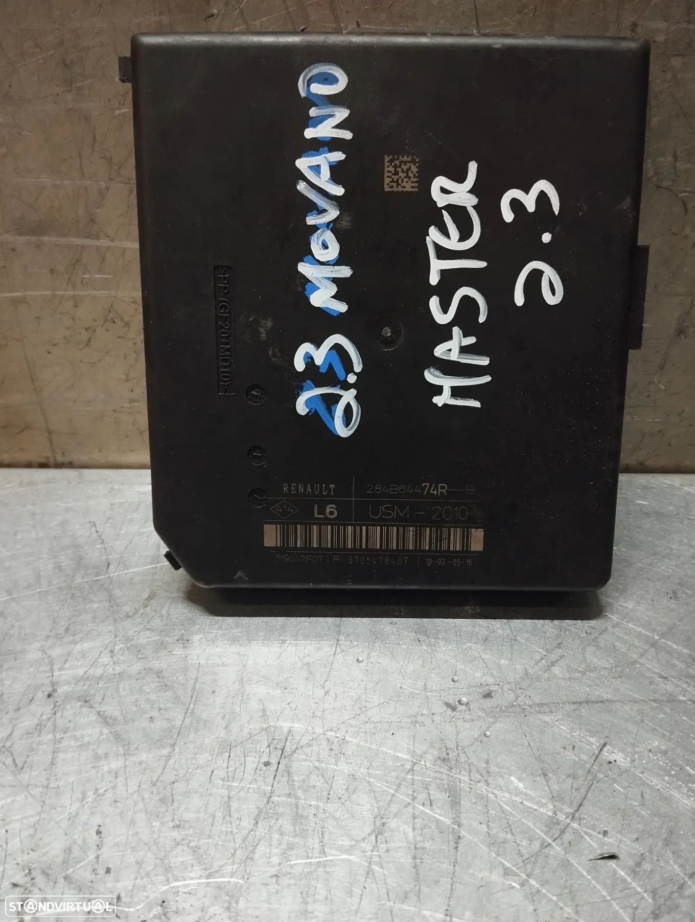 CAIXA DE FUSIVEIS USM RENAULT MASTER III / OPEL MOVANO B 284B64474R - 1