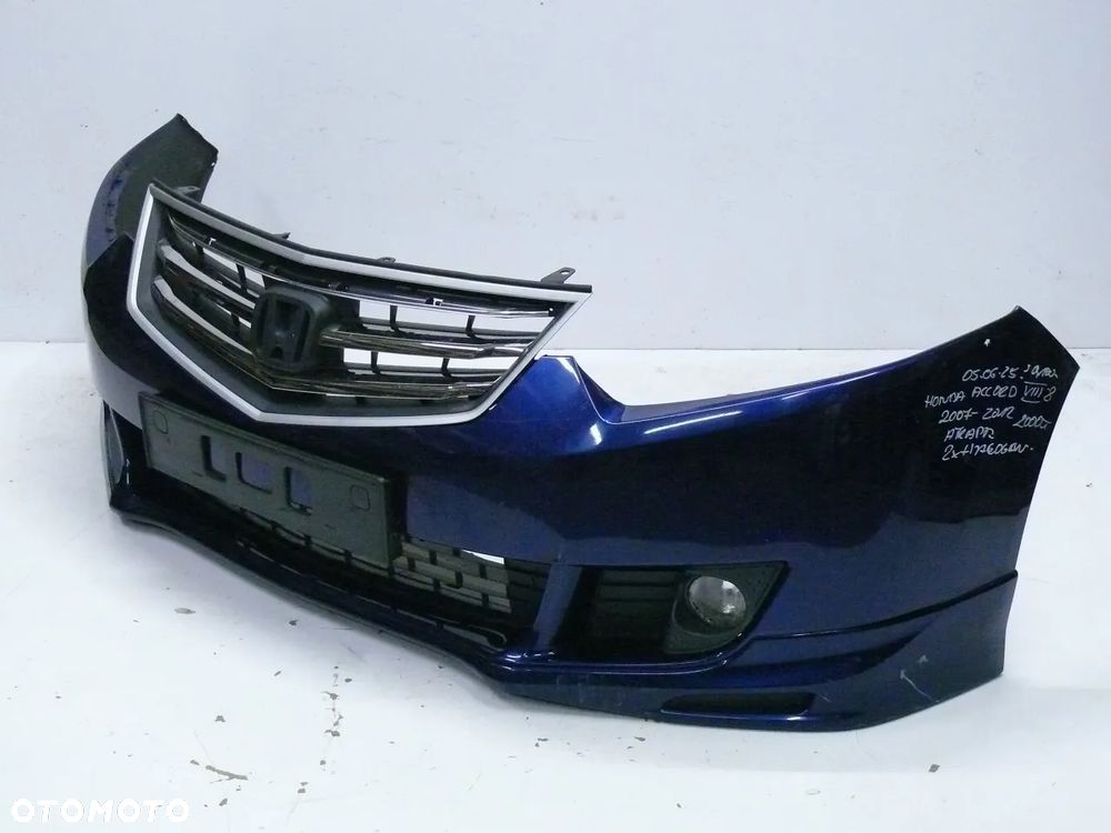 ZDERZAK PRZEDNI HONDA ACCORD VIII 8 2007 2012 GRILL HALOGENY - 2