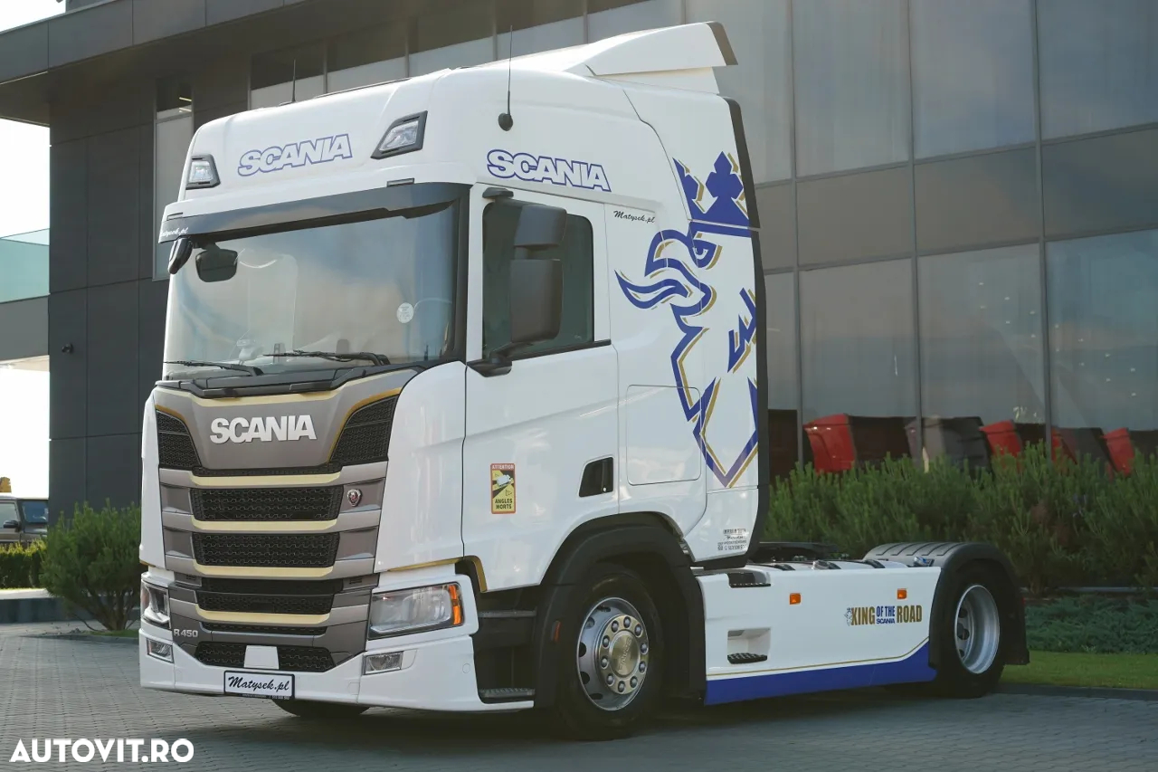 Scania R 450 / MEGA / RETARDER / PLATĂ JOSĂ / CONTRACT DE SERVICE POST-SERVICE - 4