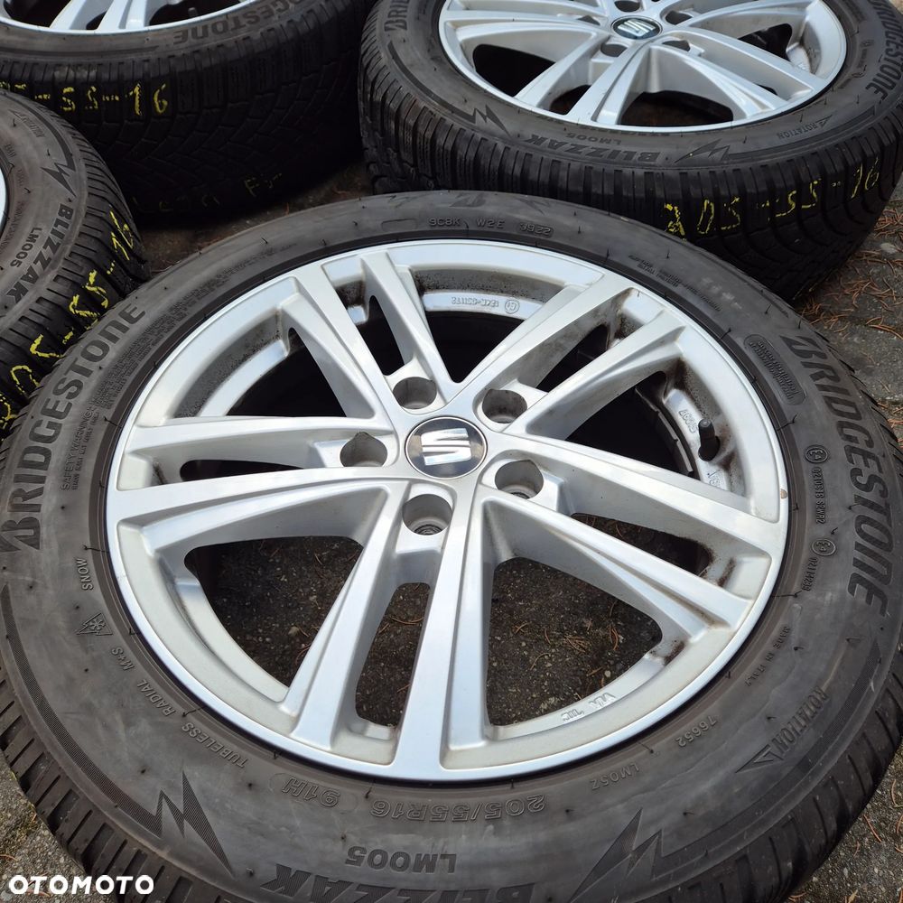ZIMA KOŁA 205/55 R16 SEAT LEON ALHAMBRA TOLEDO ALTEA VW GOLF AUDI A3 OCTAVI - 7