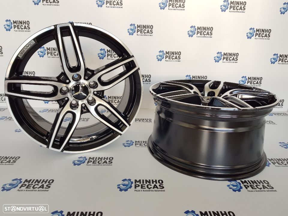 Jantes Mercedes CLA AMG 18 Preto Polido - 4