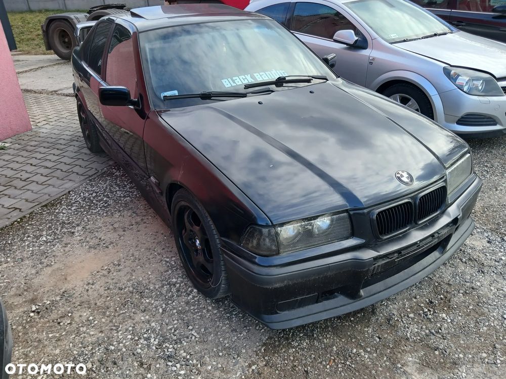 BMW E36 1.8I M43 LAK. SWARTZ METALIC CAŁA NA CZĘŚCI CZESCI - 2