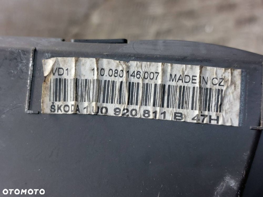ZESTAW STARTOWY SKODA OCTAVIA I 1.6 8V 06A906033DM 4B0905851C 1U0920811B - 7