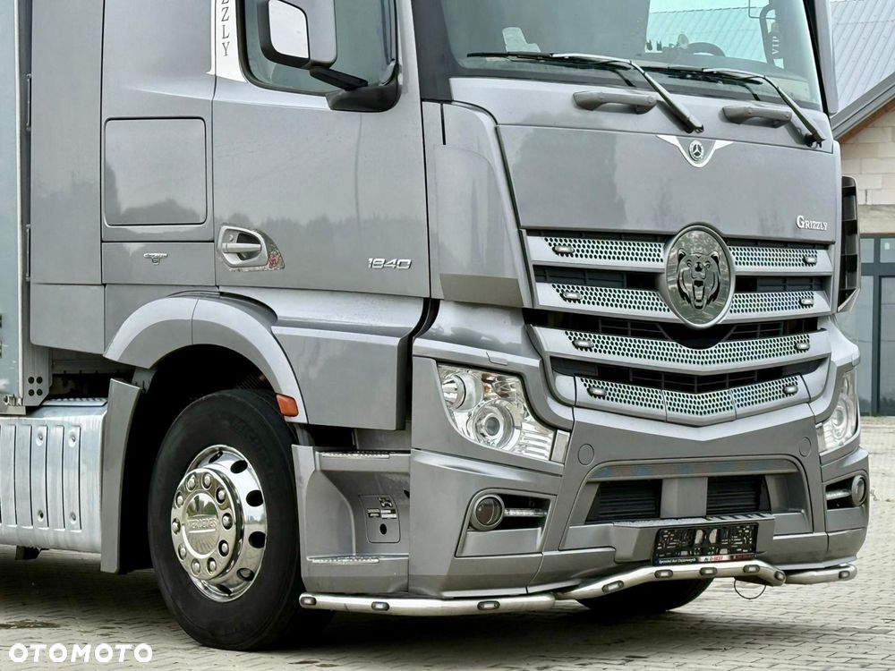 Mercedes-Benz ACTROS 1840 / FIRANKA / 20 EUROPALET / EURO 6 / JEDYNY TAKI / GRIZZLY / SUPER STAN / SERWISOWANY / 2015 ROK / SYPIALKA - 16