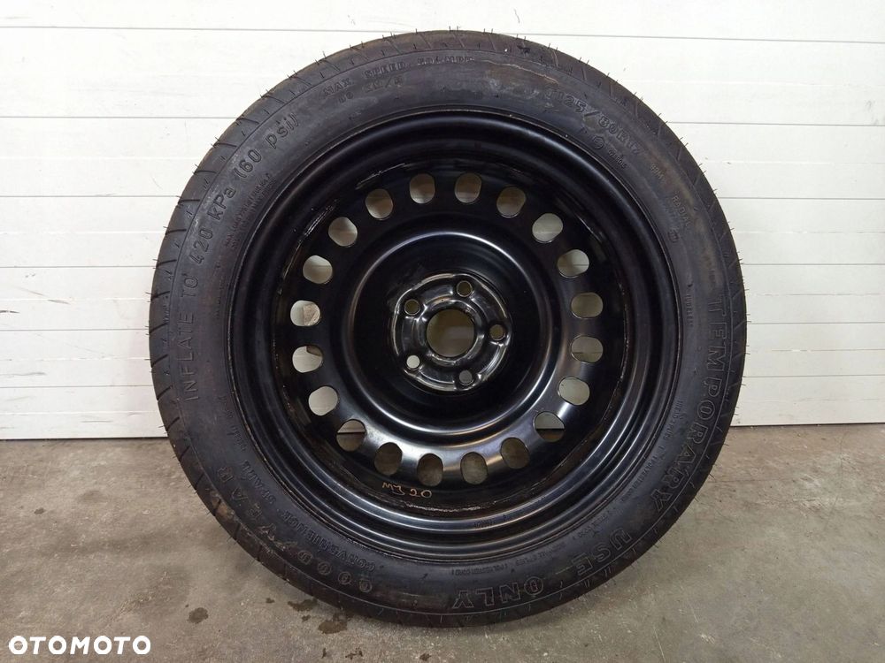 KOŁO DOJAZDOWE AUDI A4 B6 B7 4X17J ET35 125/80R17 5X112 8E0601027C - 3