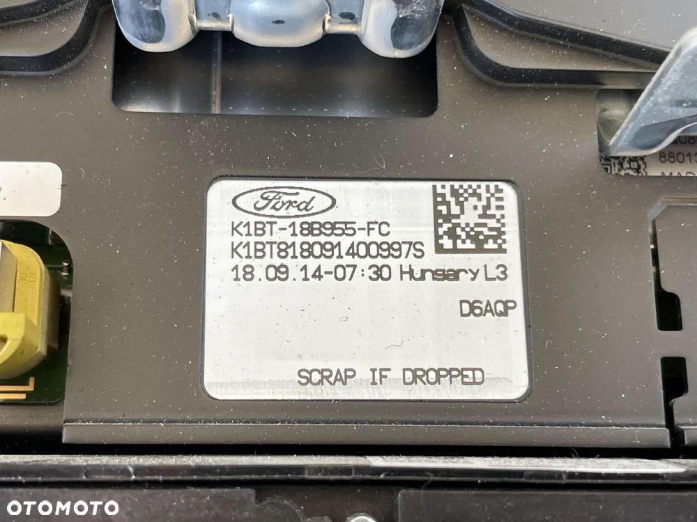 Ekran wyświetlacz navi panel radio Ford EcoSport 2018r. OE K1BT-18B955-FC - 3