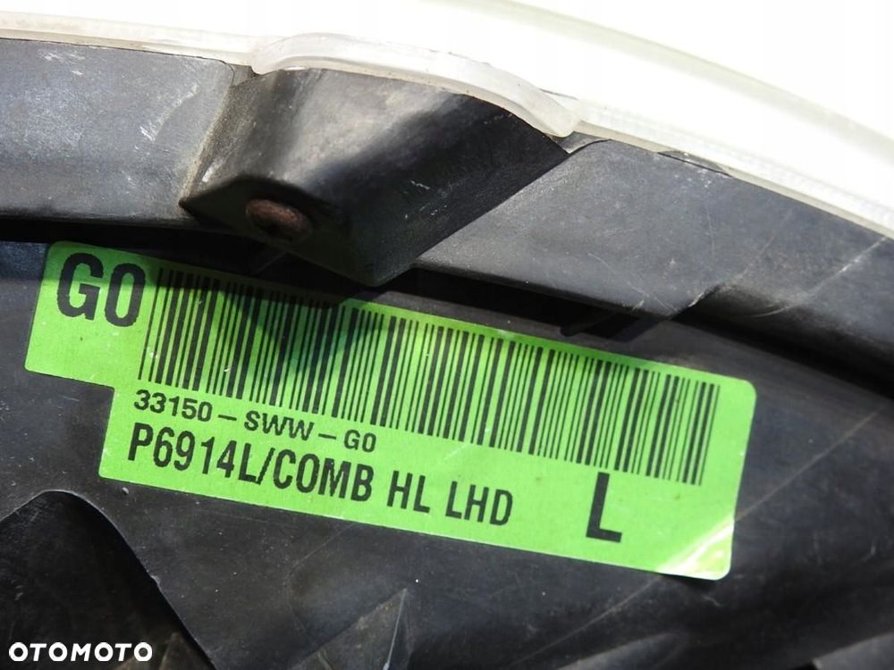 LAMPA LEWY PRZÓD HONDA CR-V III 33150-SWW-G0 - 7