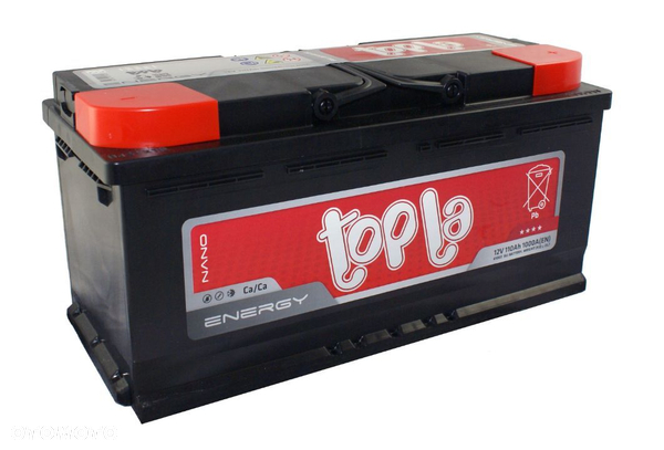 Akumulator TOPLA ENERGY 110Ah Prawy+ 1000A
