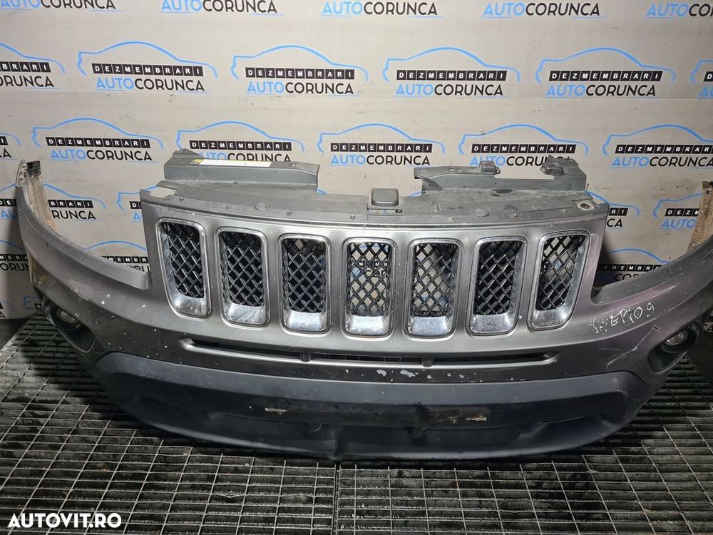 Bara fata Jeep Compass 2011 - 2015 ARGINTIU (809) Diesel model fara spalatoare far - 4