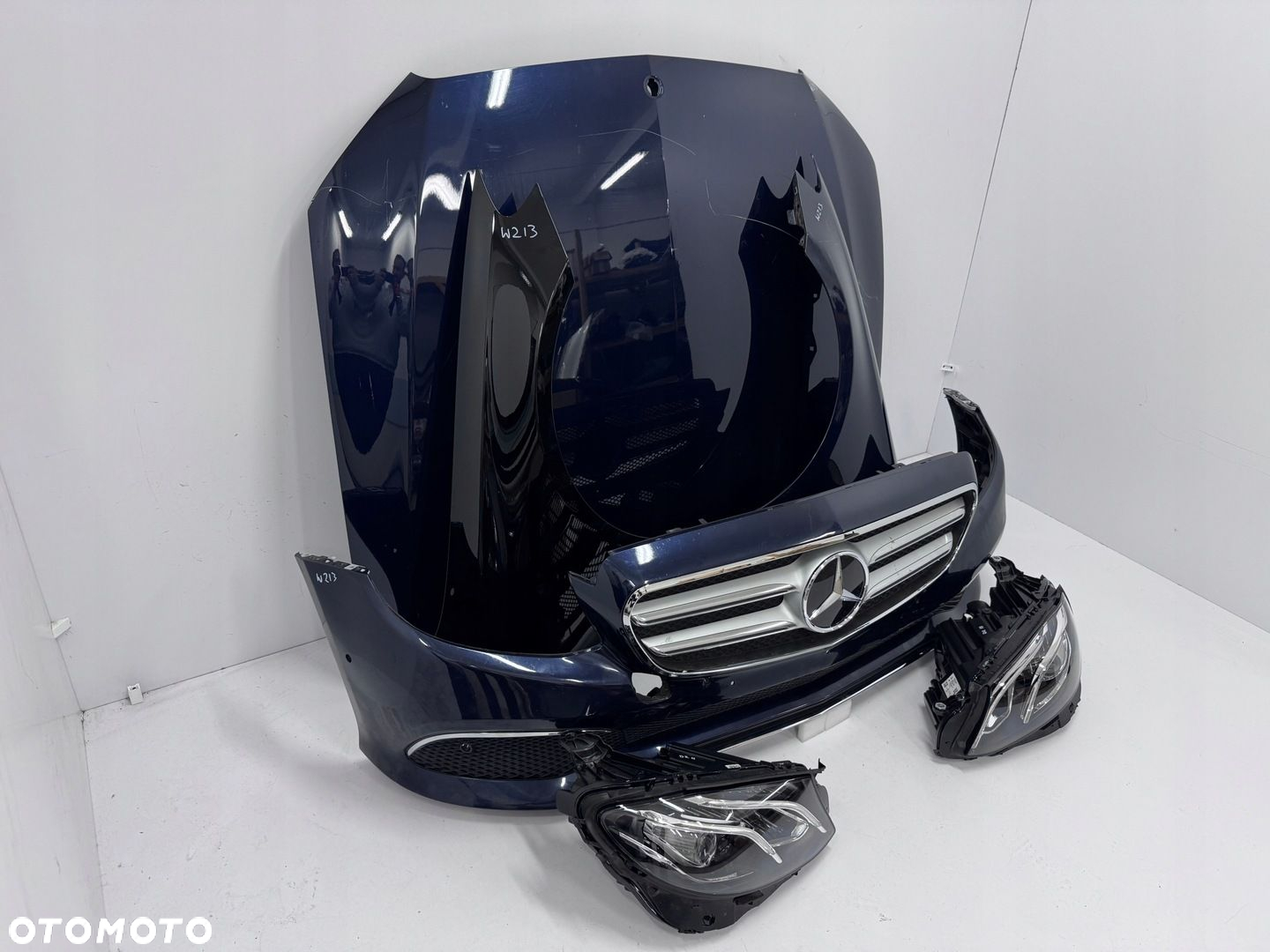 PRZÓD MERCEDES E KLASA AMG LIFT W213 A213 MASKA ZDERZAK BŁOTNIKI LAMPY - 2