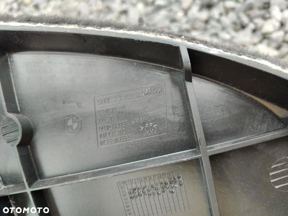BMW e61 e60 kombi Przedlift BOCZEK bagażnika lewy czarny - 8