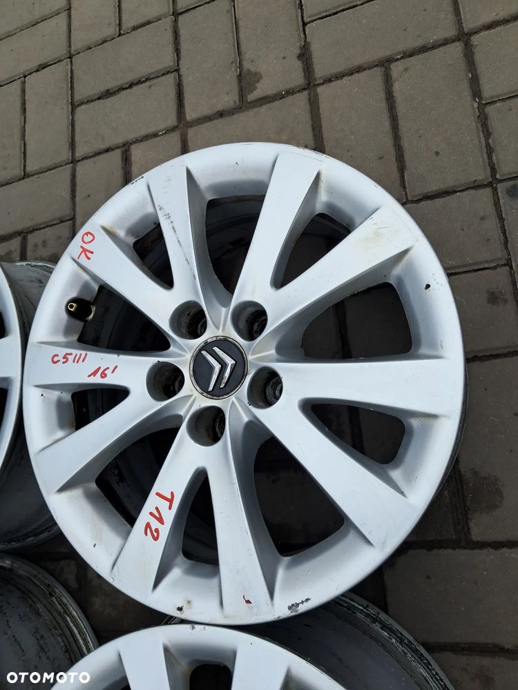 Citroen C5 III X7 Felgi aluminiowe 16" 7J 5x108 ET28 9687895880 - 10