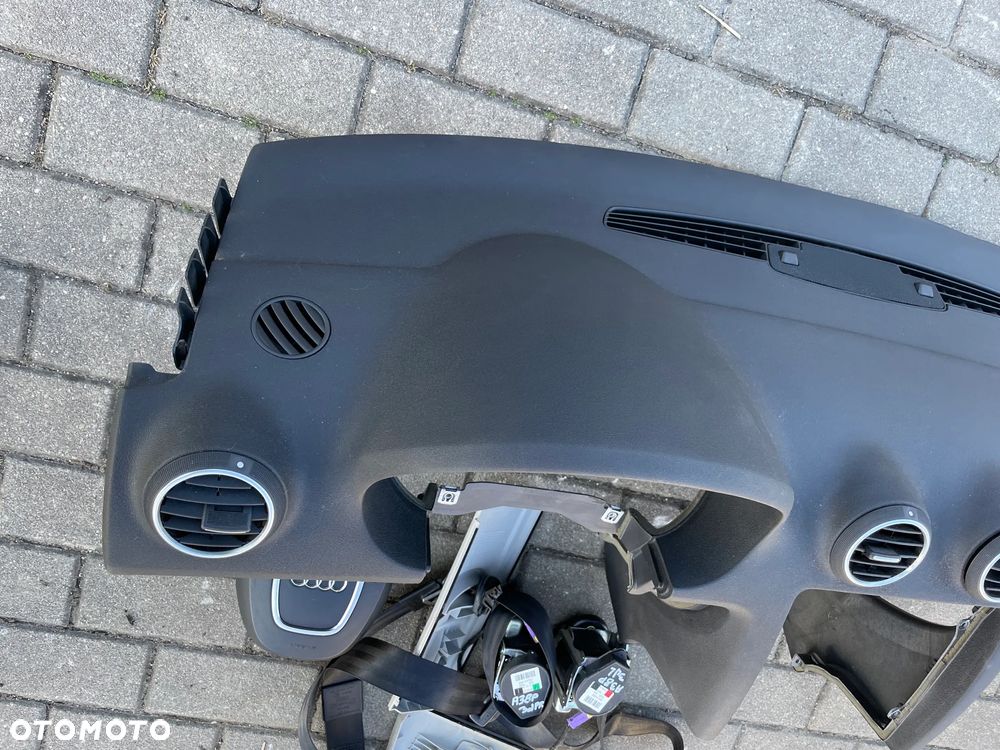 AUDI A3 8P LIFT 09-12 SOUL konsola DESKA ROZDZIELCZA airbag KOMPLET LIFT - 2