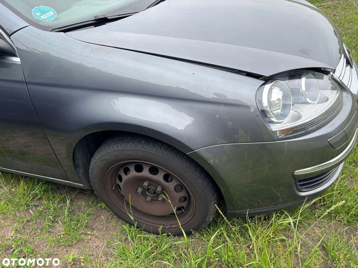 GOLF V KOMBI JETTA PRZÓD KOMPLETNY ZDERZAK PAS CHŁODNICE MASKA LD7X BŁOTNIK - 3