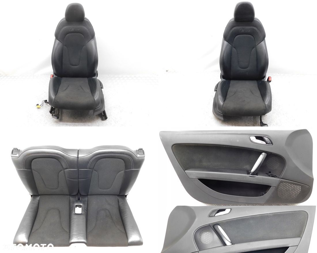 FOTELE SKÓRZANE S-LINE kpl - AUDI TT 8J 06-14 EU - 1