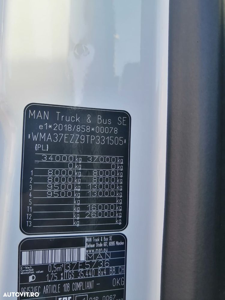 MAN TGS 35.440 8X4 NOU/NEW Truck !!! - 28