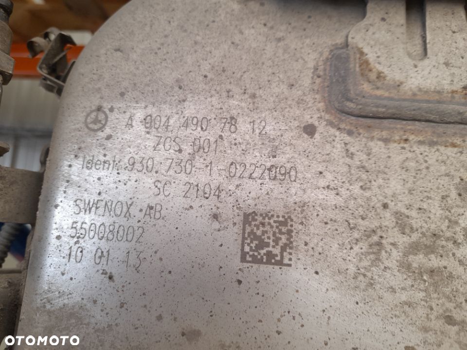 Tłumik wydech DPF katalizator Mercedes Actros MP4 - 4